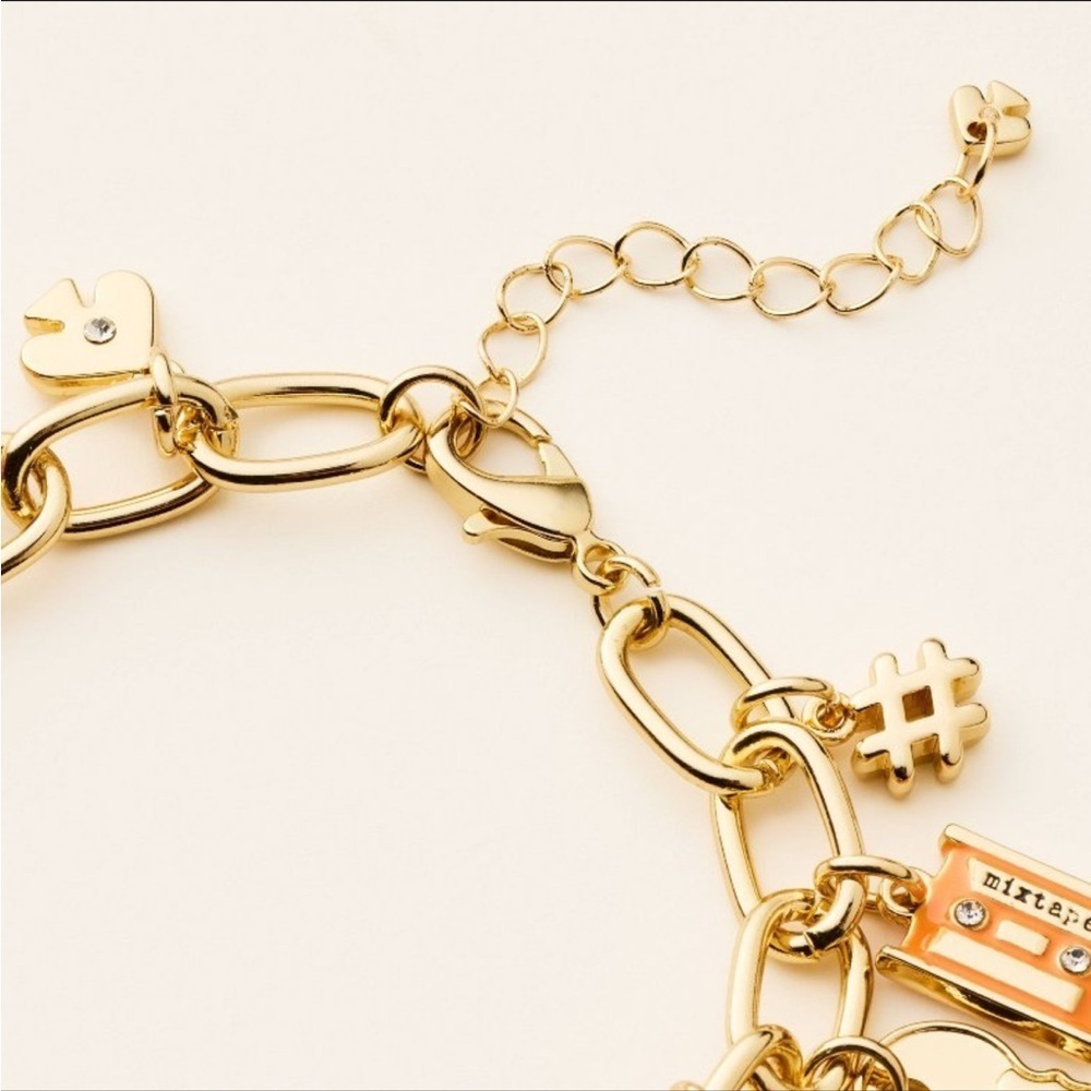 KATE SPADE x Target Gold Charm Bracelet - Picture 2 of 4